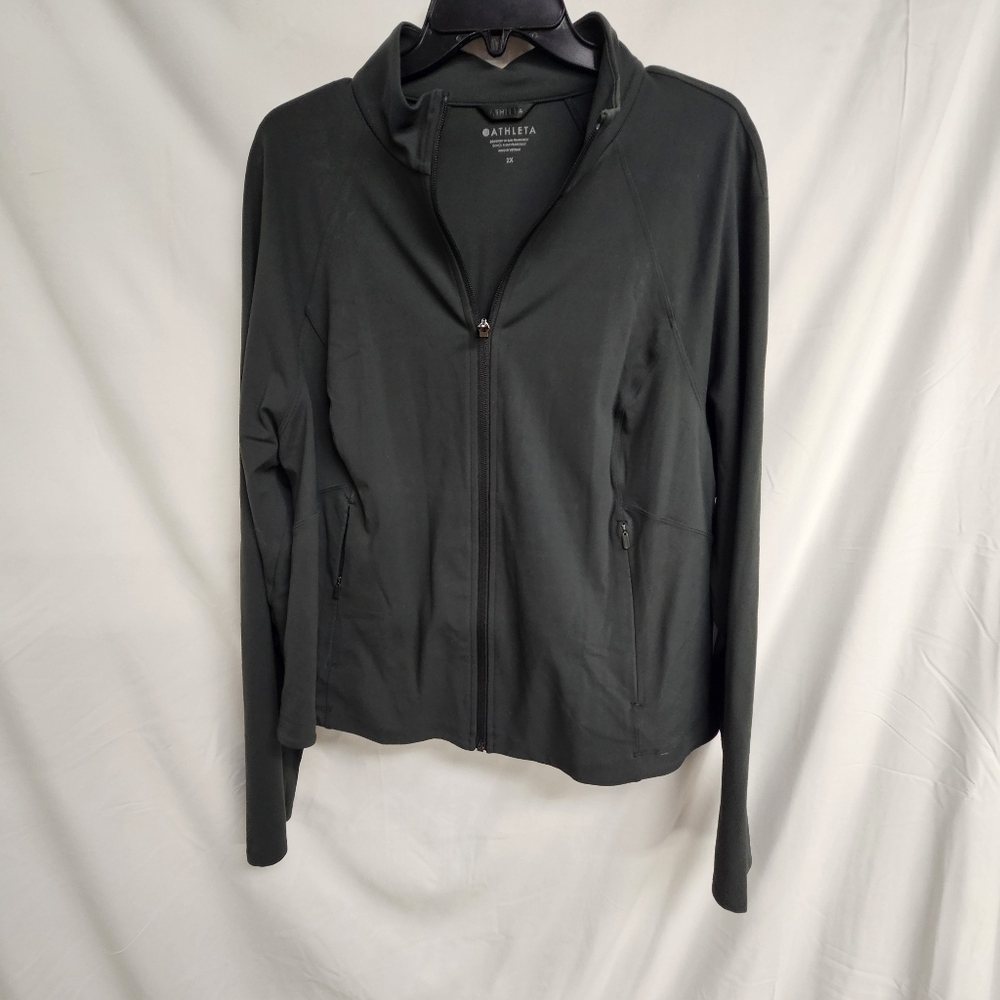 Athleta 578068-19 Women's Sz 2X Elm Green Salutation 2.0 Jacket $129 Retail